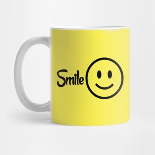 Smile More, Stress Less: The Key to a Happier Life Mug